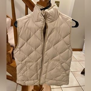 Jcrew cream vest